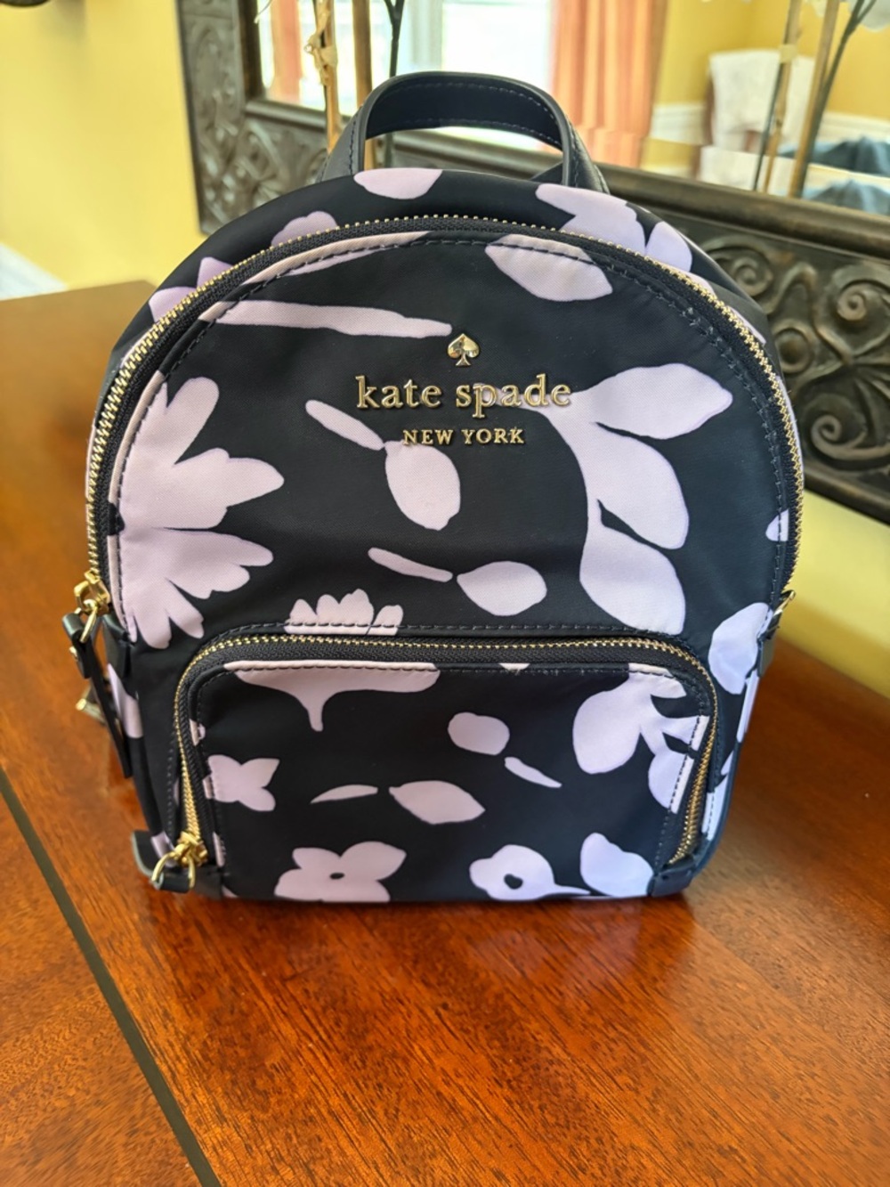 Kate Spade New York Watson Lane Hartley Parisian Navy Backpack